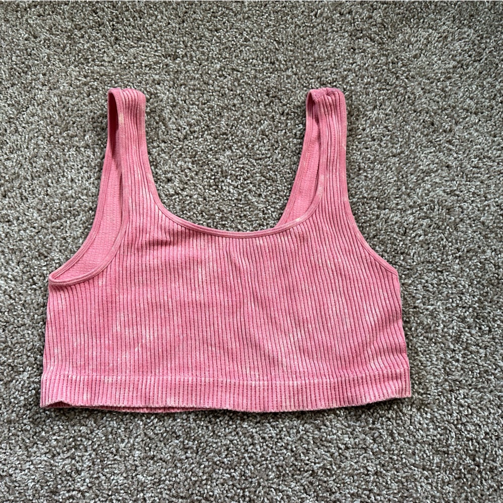 COPY - Soft ribbed crop top tank top
